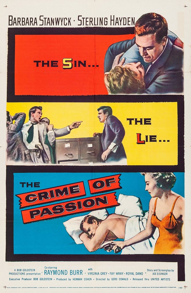 Crime of Passion - Affiches