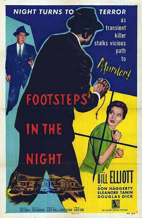 Footsteps in the Night - Affiches