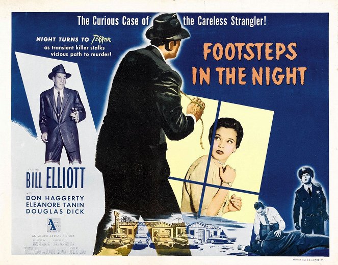 Footsteps in the Night - Affiches