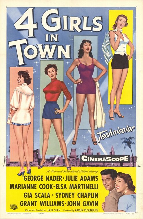 Four Girls in Town - Posters
