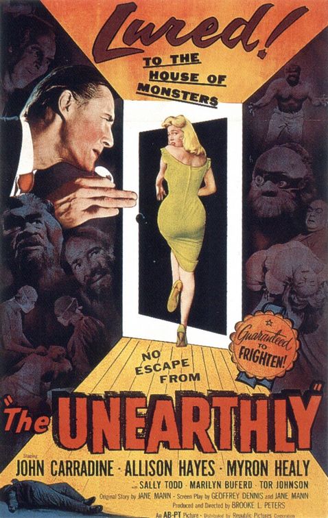 The Unearthly - Plakáty