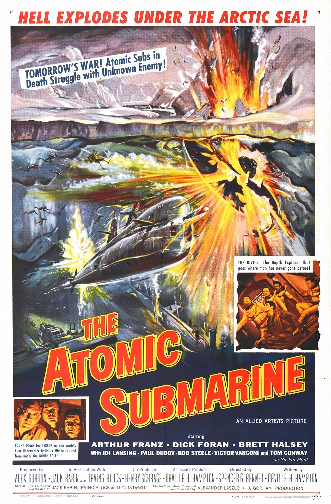The Atomic Submarine - Plakátok