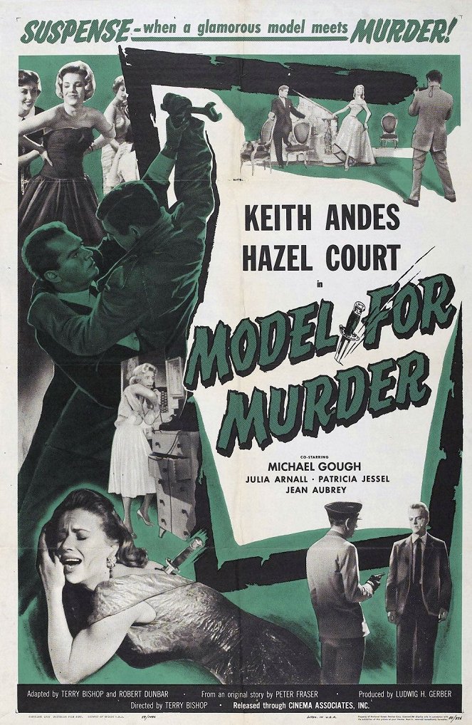 Model for Murder - Carteles