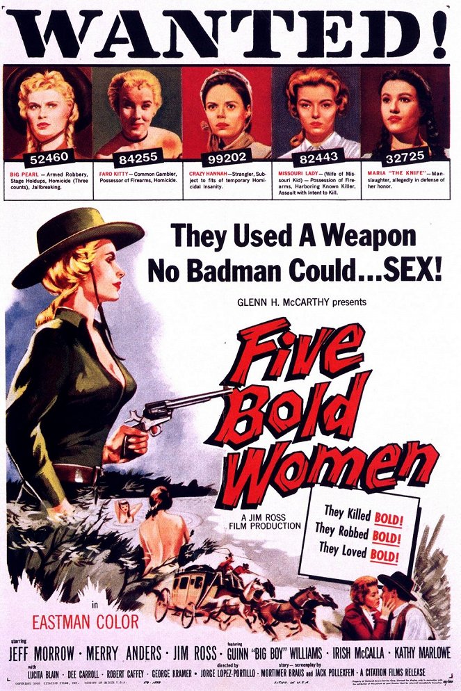 Five Bold Women - Cartazes