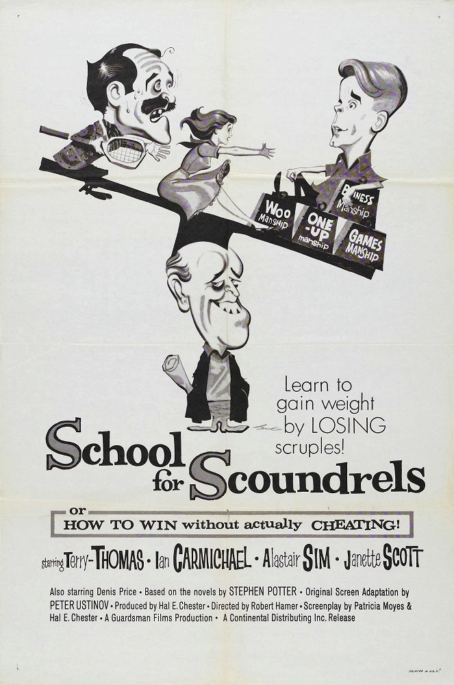 School for Scoundrels - Carteles