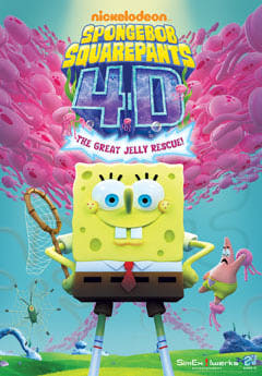 Spongebob Squarepants 4D Attraction: The Great Jelly Rescue - Cartazes