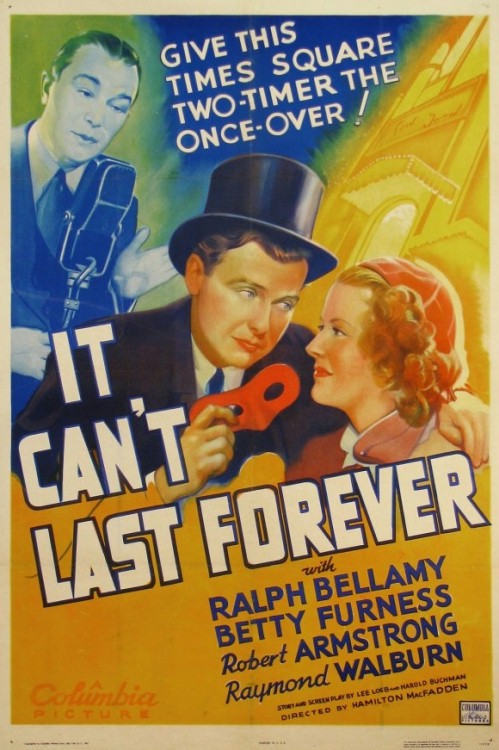 It Can't Last Forever - Plakátok