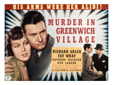 Murder in Greenwich Village - Plakátok