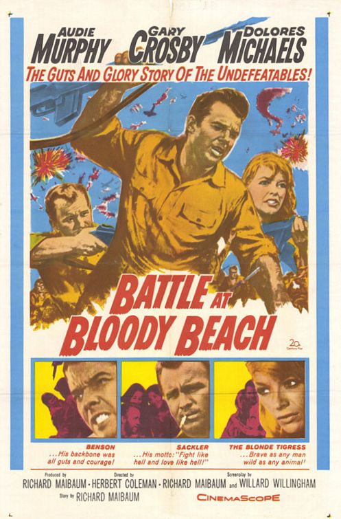 Slag te Bloody Beach - Posters