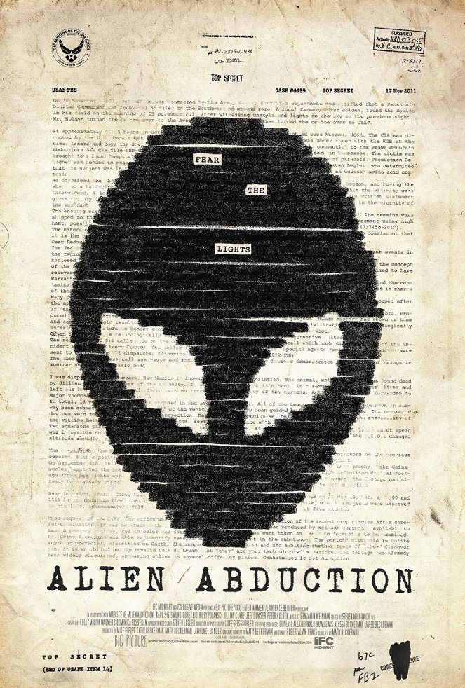 Alien Abduction - Plakátok