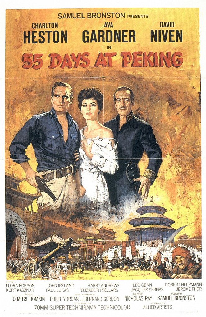 55 días en Pekín - Carteles