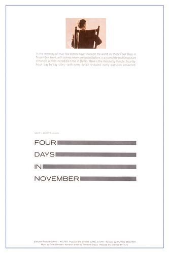 Čtyři dny v listopadu - Plakáty