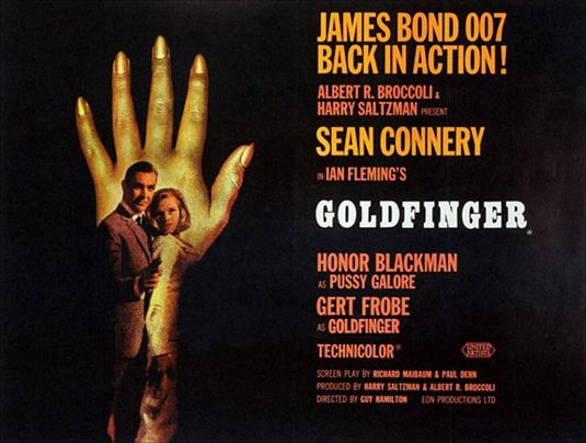 James Bond contra Goldfinger - Carteles