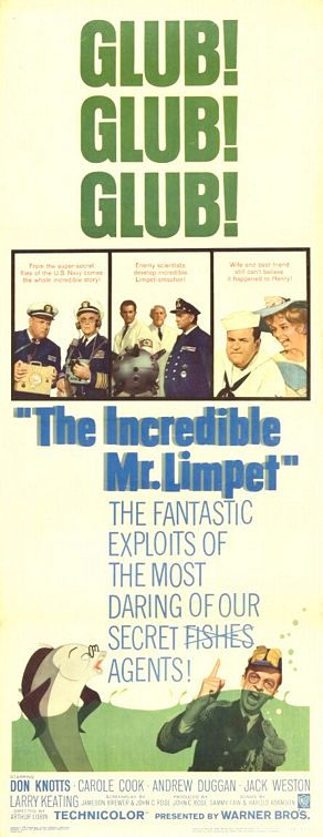 The Incredible Mr. Limpet - Plakate