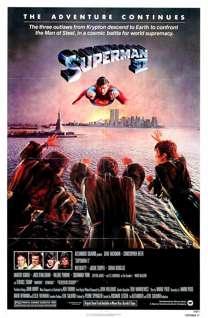 Superman II: La aventura continúa - Carteles