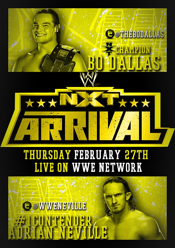 NXT Arrival - Julisteet