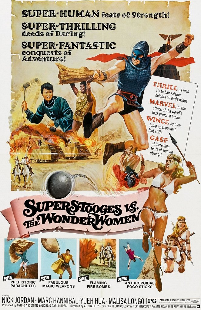 Super Stooges Vs. The Wonder Women - Posters
