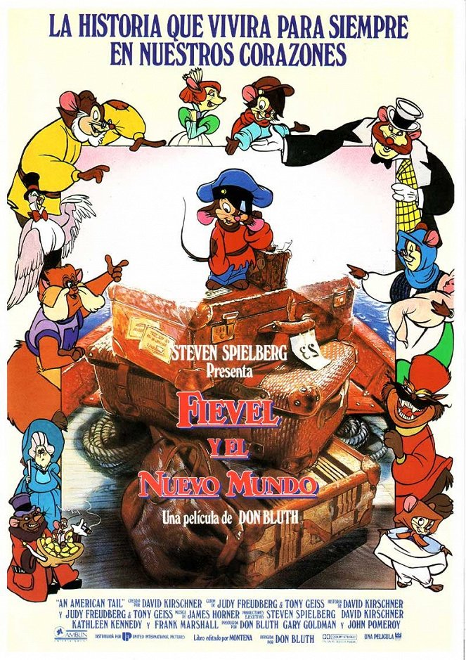 Fievel y el Nuevo Mundo - Carteles