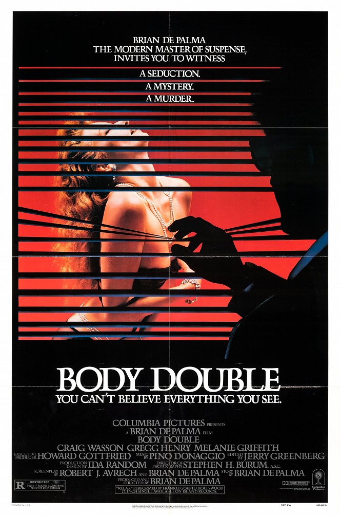 Body Double - Affiches