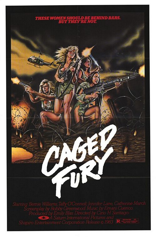 Caged Fury - Posters