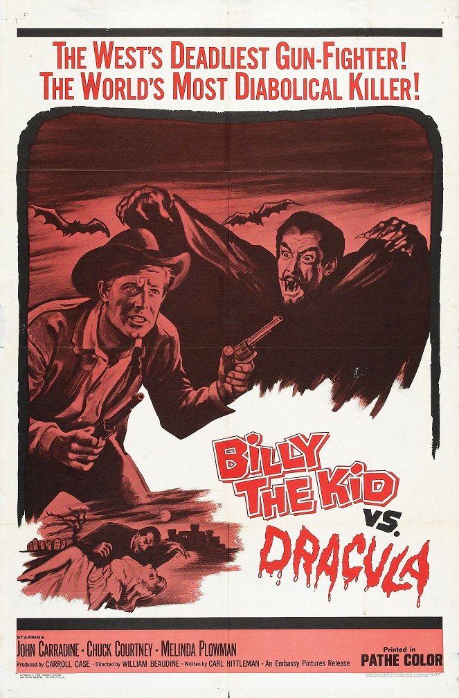 Billy the kid vs. Dracula - Affiches