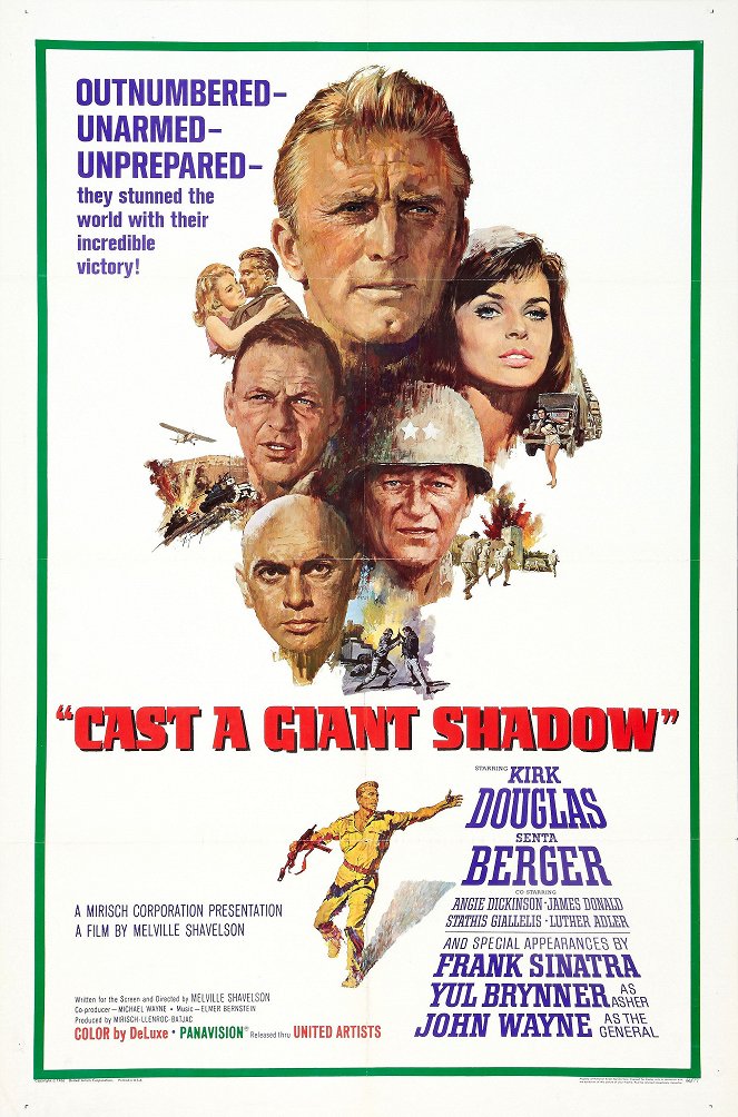 Cast a Giant Shadow - Posters
