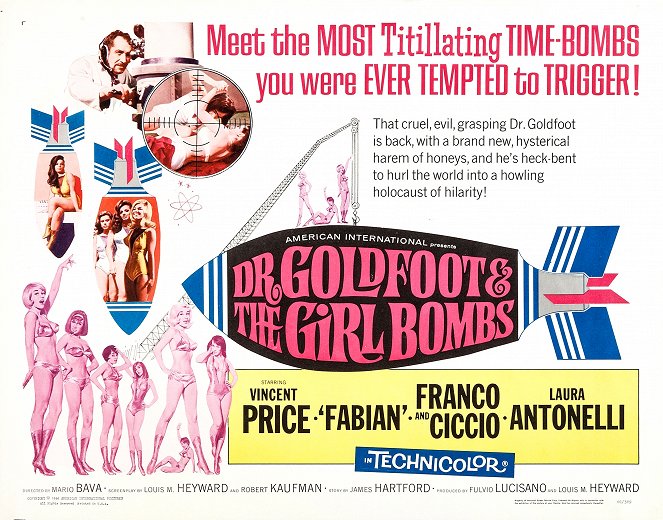 Dr. Goldfoot and the Girl Bombs - Carteles