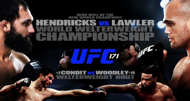 UFC 171: Hendricks vs. Lawler - Cartazes