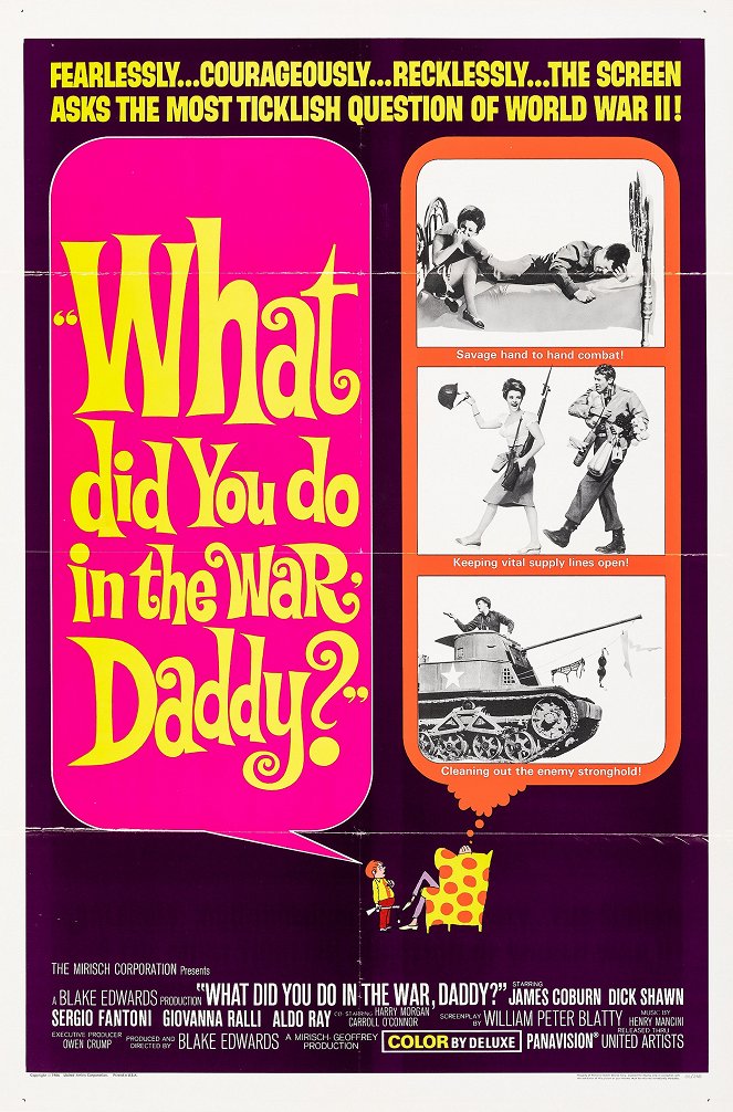 What Did You Do in the War, Daddy? - Plakaty