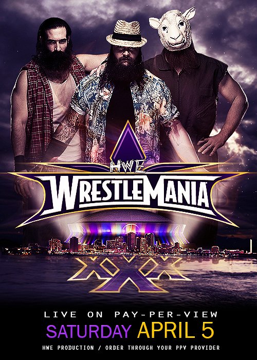 WrestleMania 30 - Plagáty