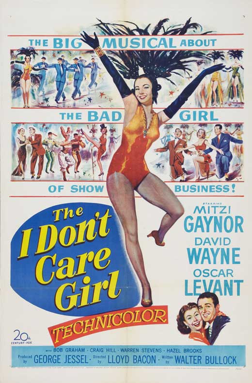 The I Don't Care Girl - Posters