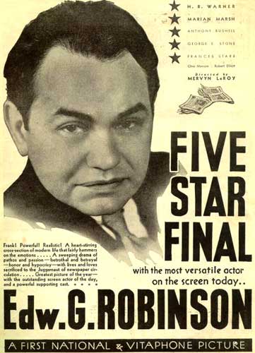 Five Star Final - Plakate