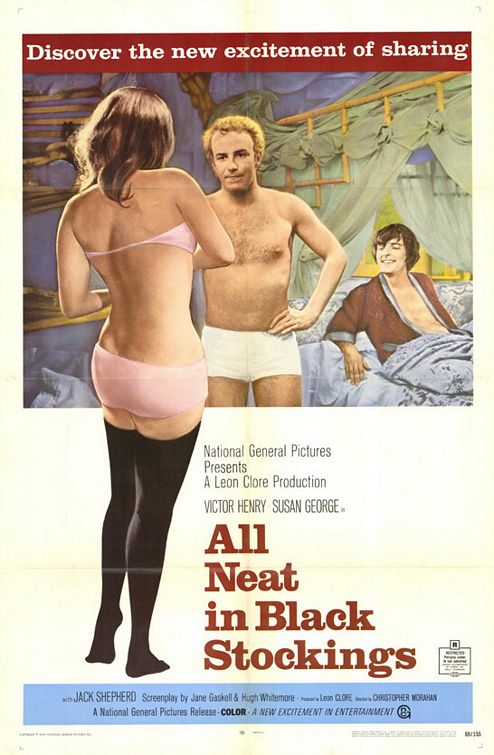 All Neat in Black Stockings - Posters