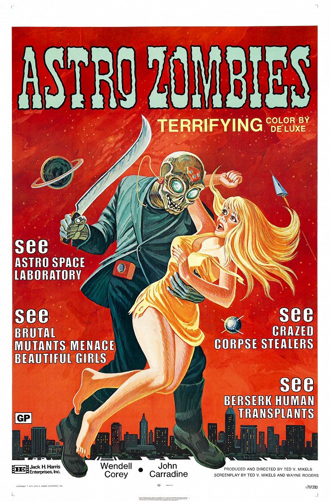 The Astro-Zombies - Affiches