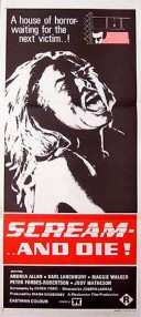 Scream... and Die! - Julisteet
