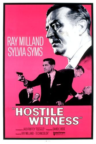 Hostile Witness - Plakáty
