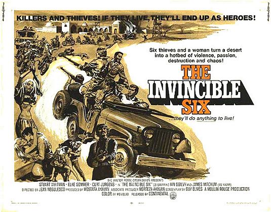 The Invincible Six - Plakaty
