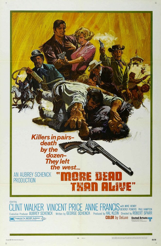 More Dead Than Alive - Posters