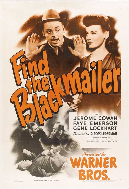 Find the Blackmailer - Posters