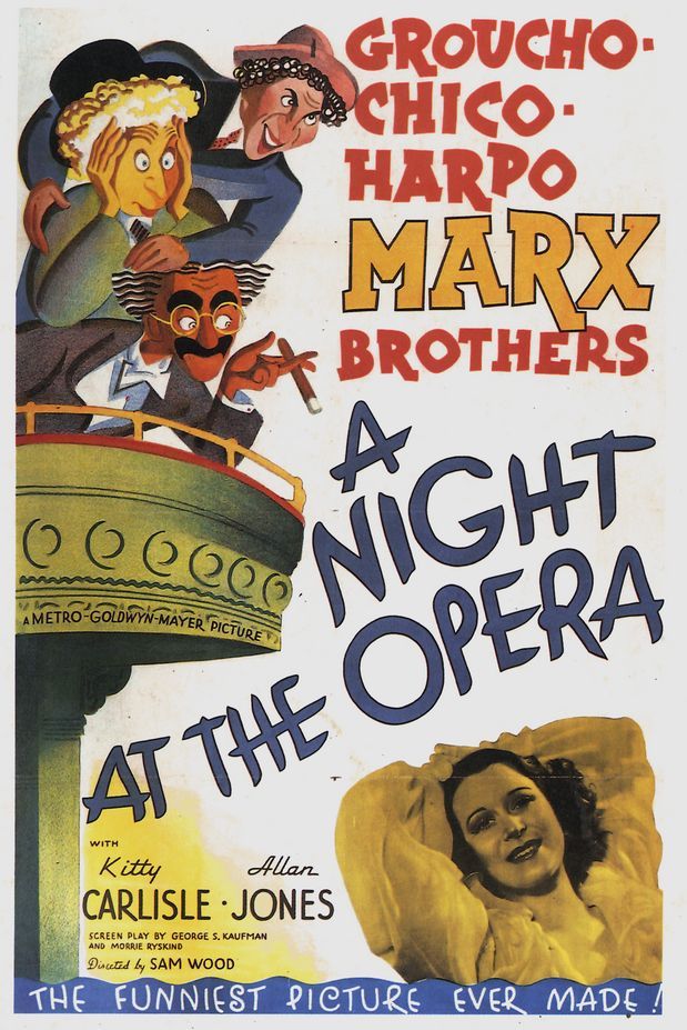 Noc v opeře - Plakáty