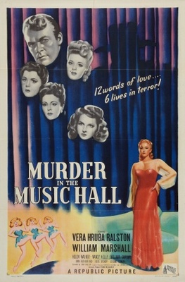 Murder in the Music Hall - Plakate