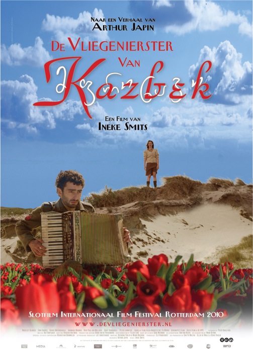 De vliegenierster van Kazbek - Posters
