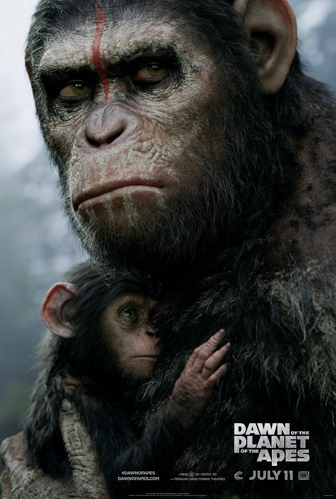 A majmok bolygója: Forradalom - Plakátok