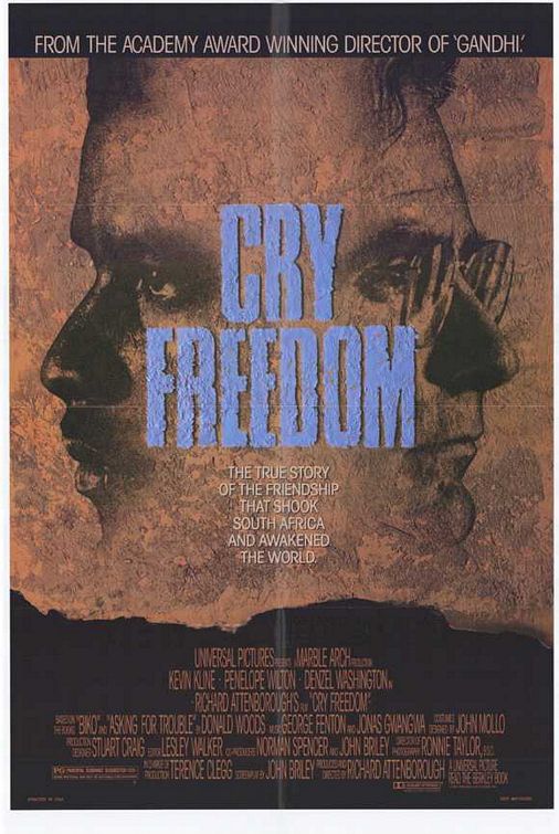 Cry Freedom - Le cri de la liberté - Affiches
