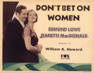 Don't Bet on Women - Posters