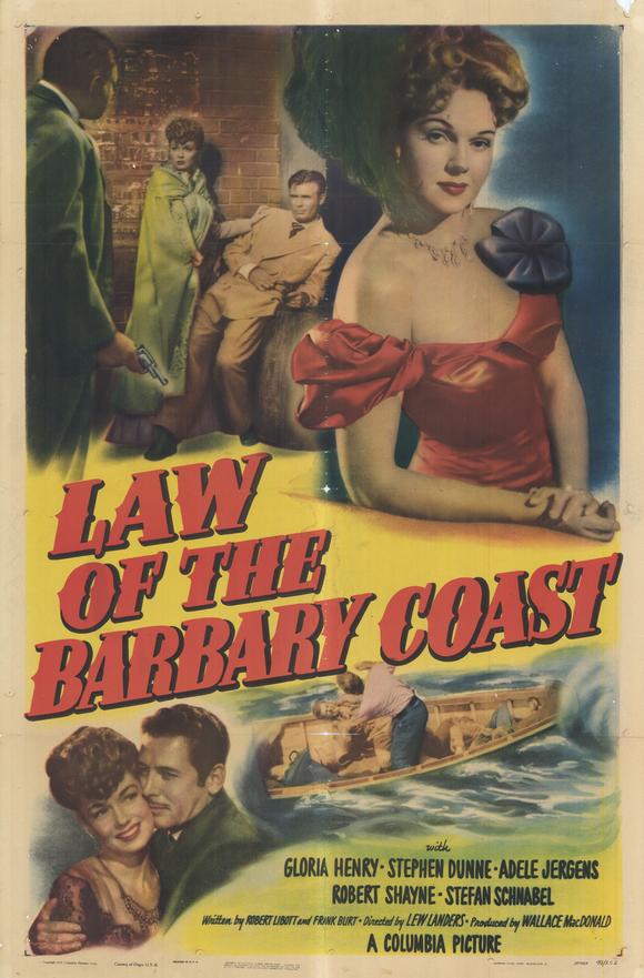 Law of the Barbary Coast - Affiches