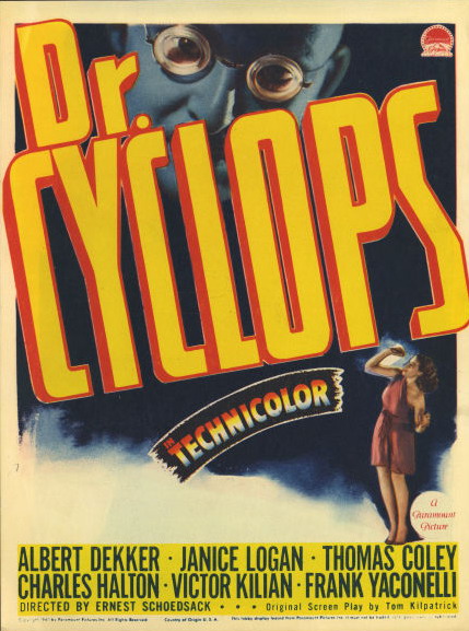 Doktor Kyklop - Plakáty
