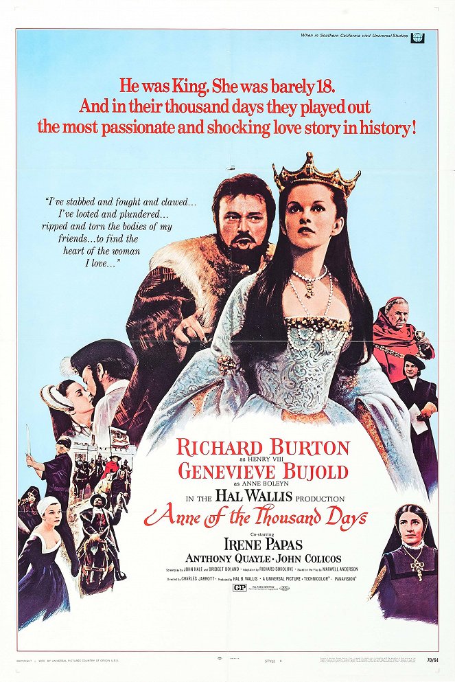 Anne of the Thousand Days - Posters
