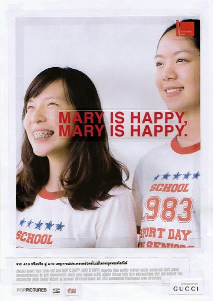 Mary Is Happy, Mary Is Happy - Carteles