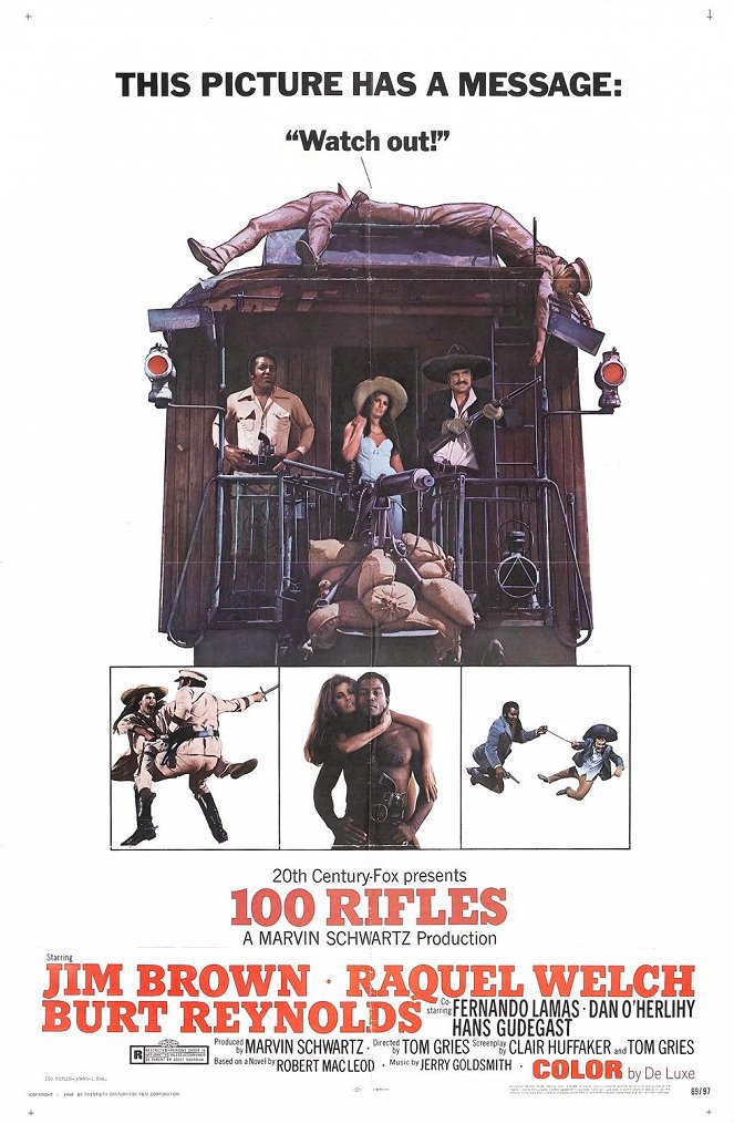Los 100 rifles - Carteles